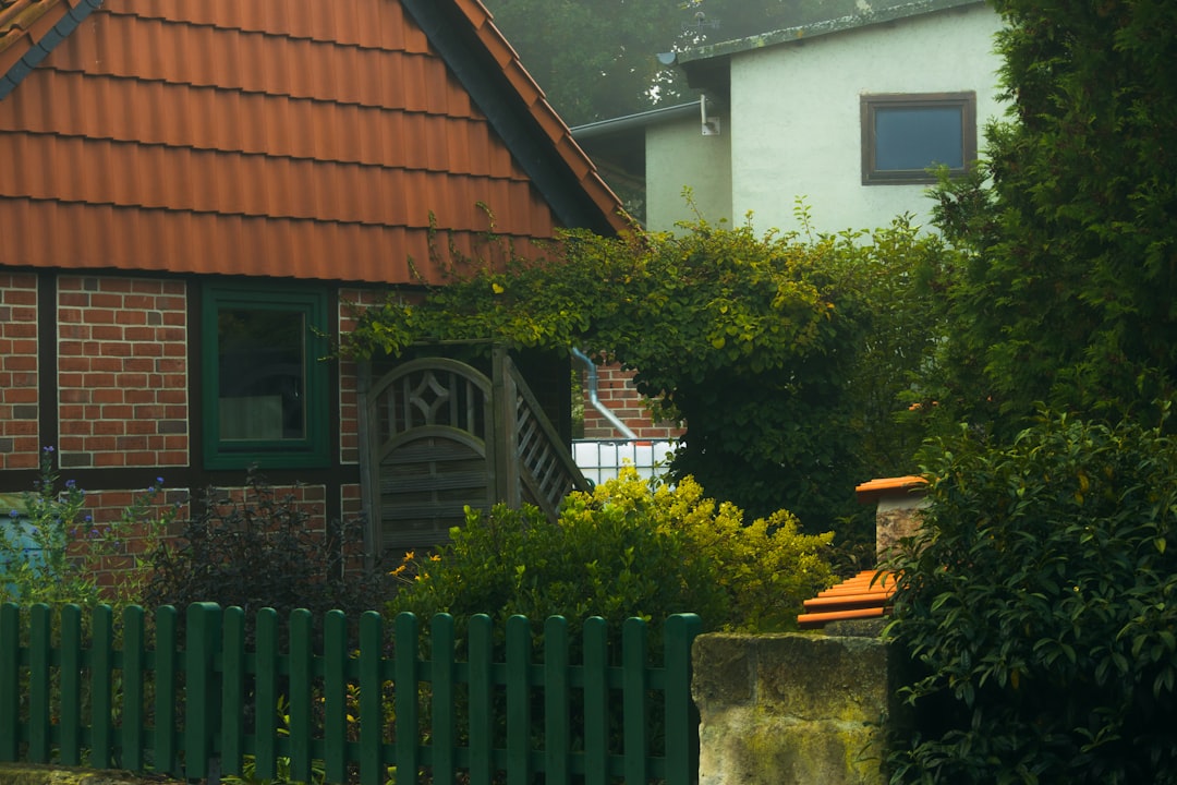 Suburban house exterior with visible wifi signal